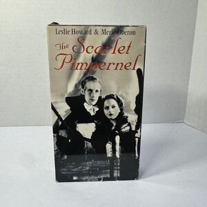 The Scarlet Pimpernel VHS 1995 Alpha Video Leslie Howard‎ Merle Oberon 1935 Film